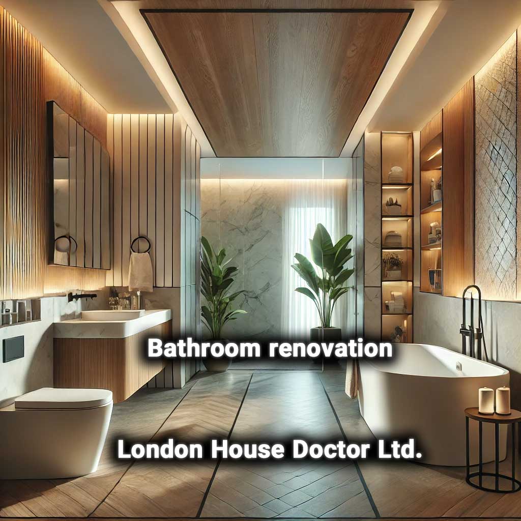 Luxurious bathroom renovation in London