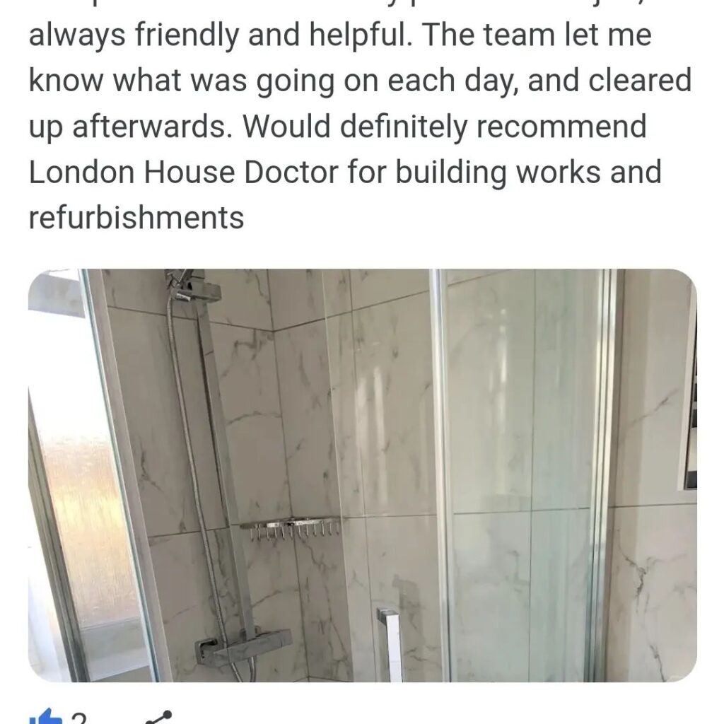 Satisfied customer testimonial for London House Doctor Ltd.